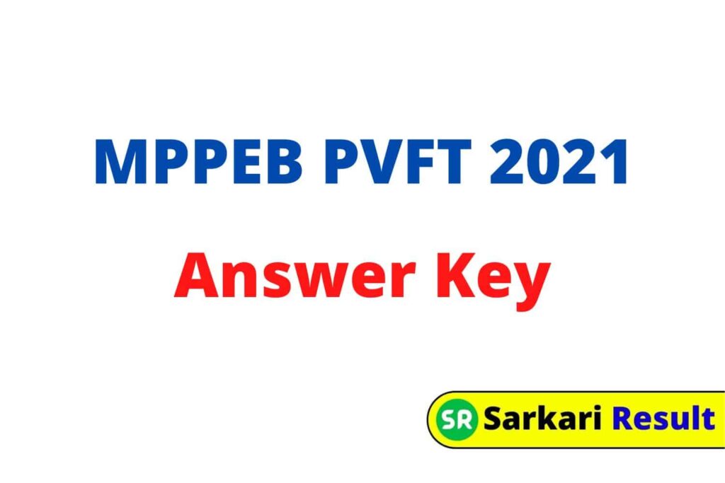 MPPEB PVFT Answer Key