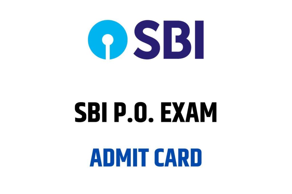 SBI PO Admit Card 2022